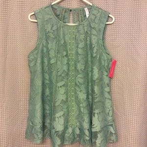 New Green Lace Top (XL)